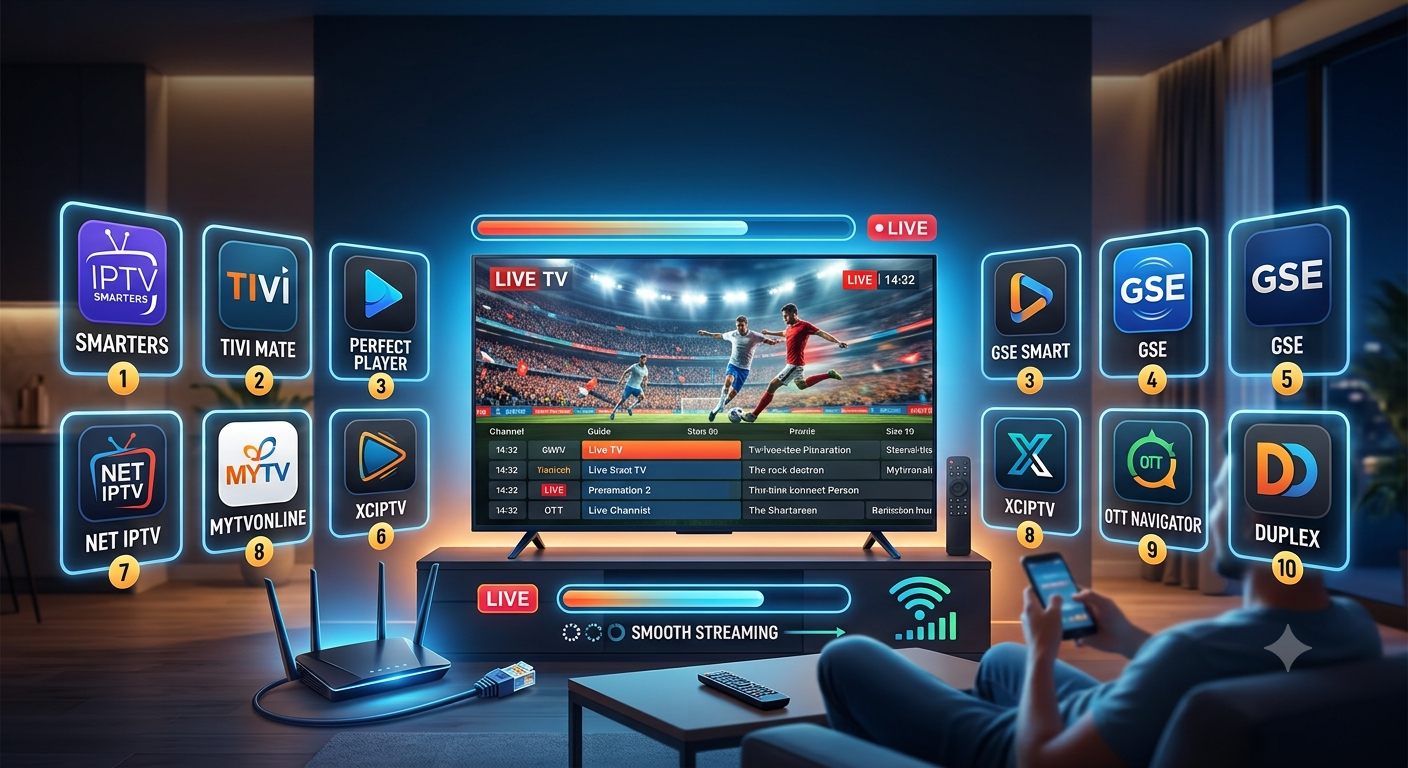 10 Best IPTV Apps for Streaming Live TV Smoothly