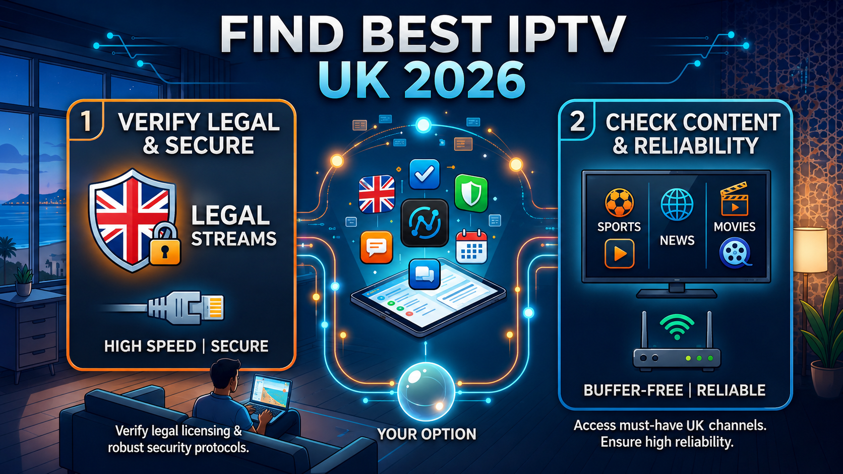 Best IPTV UK: How to Find a Reliable IPTV Service in 2026